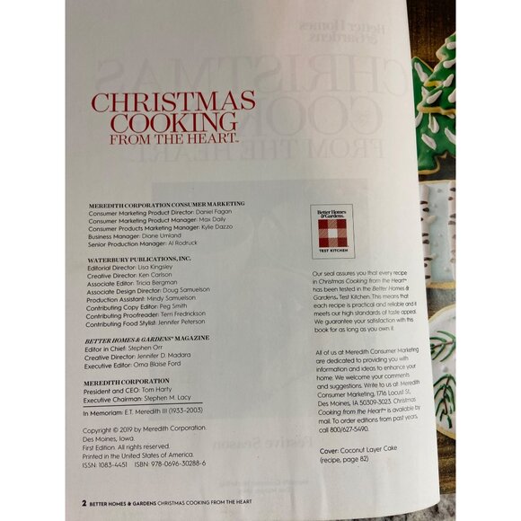 Better Homes & Gardens Christmas Cooking from the Heart 2019 Hardcover - Picture 4 of 8